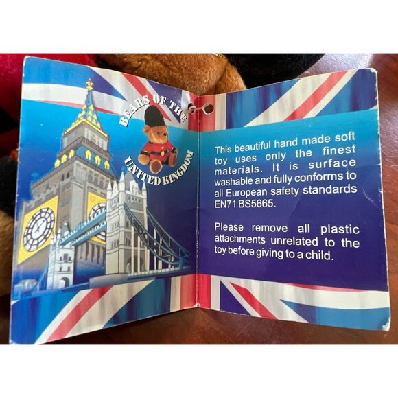 BEARS OF THE UNITED KINGDOM Guardsmen Simply Soft Collection Keel Toys NEW w/Tag - Picture 4 of 6